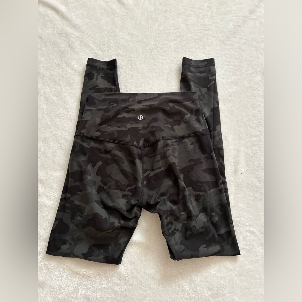 Lululemon Align Pant *Full Length 28" Incognito Camo Multi Gator Green (First Re